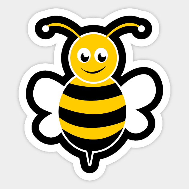 Bee Positive-a Heart For Bumblebee Sticker by MaikaeferDesign